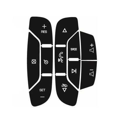 Steering Wheel Navigation Radio Button Stickers for Chevrolet Escalade (2002-2023)