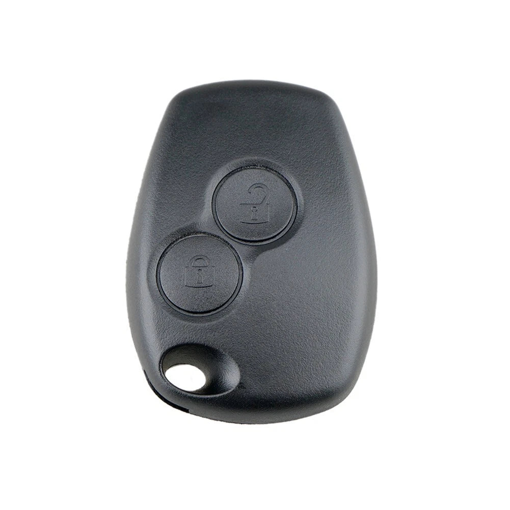 Wear-Resistant Black Key Shell Case for Renault Remotes