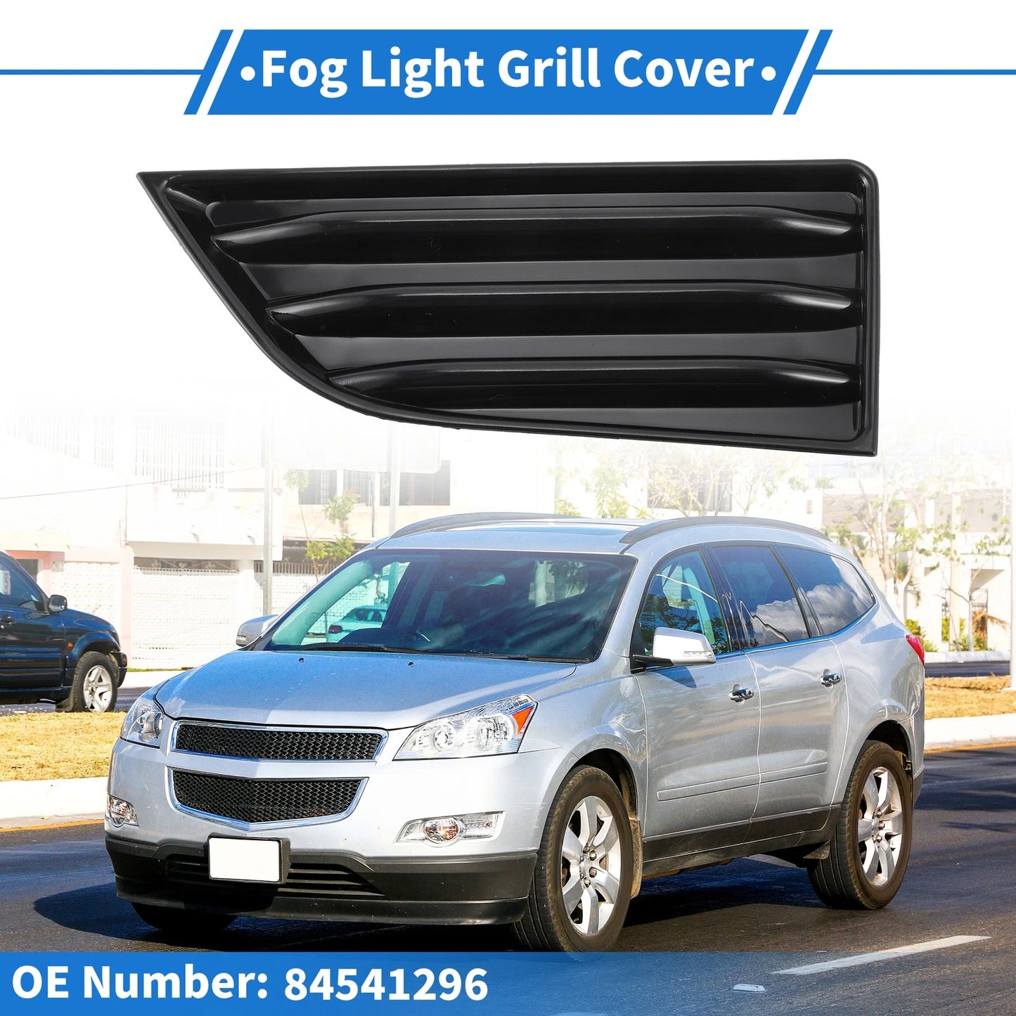 1 Pc Front Left Fog Light Grill for Chevrolet Traverse (2022-2023)