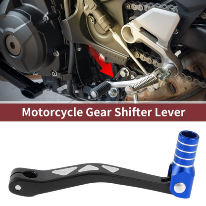 Folding Gear Shifter Levers for Yamaha TTR 50cc Black Lever Blue Head