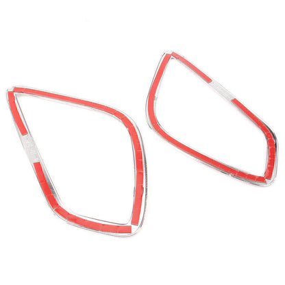 2 x Chrome Rear Fog Light Covers for Mitsubishi Eclipse Cross (2018)