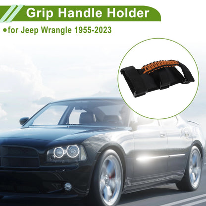 Roll Bar Grab Handles for Jeep Wrangler 1955-2023 - 2 x Orange Covers