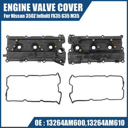 Camshaft Engine Valve Cover Set  Left Right for Nissan 350Z (03-06)