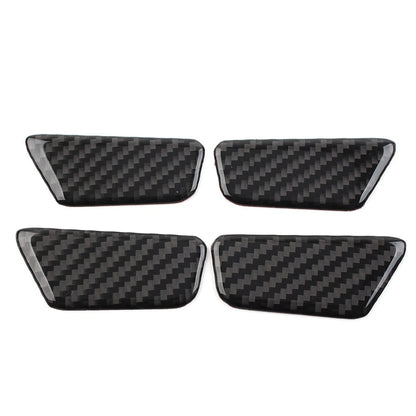 Black 4 x Inner Door Bowl Cover Trim for Chevrolet Equinox (2017-2022)
