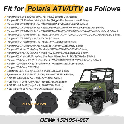 2x Wheel Rim Caps for Polaris Sportsman ACE 570 (2015–2019)