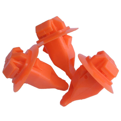 50 x Orange Fender Wheel Flare Clips for Toyota
