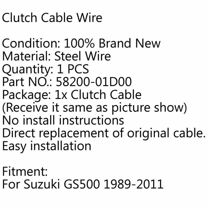 Clutch Cable Steel Wire for Suzuki GS500 (1989-2011)