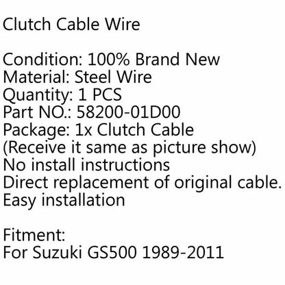 Clutch Cable Steel Wire for Suzuki GS500 (1989-2011)