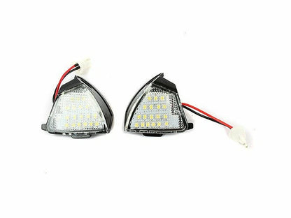 LED Under Side Mirror Puddle Lights for VW Golf 5, Passat B6, Jetta, Touran (2003-2014)