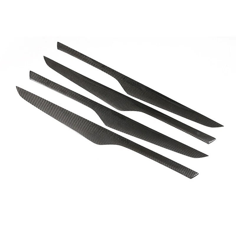Real Carbon Fiber Interior Door Panel Overlay Cover For BMW X5 2014-2019