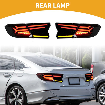 OLED Tail Lights Assembly for Honda Accord 2018-2022 (2 x Gray)