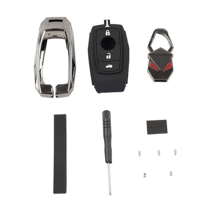 Key Fob Case Cover for Benz A B C E S Class CLA CLS GLC GLE GLS Black