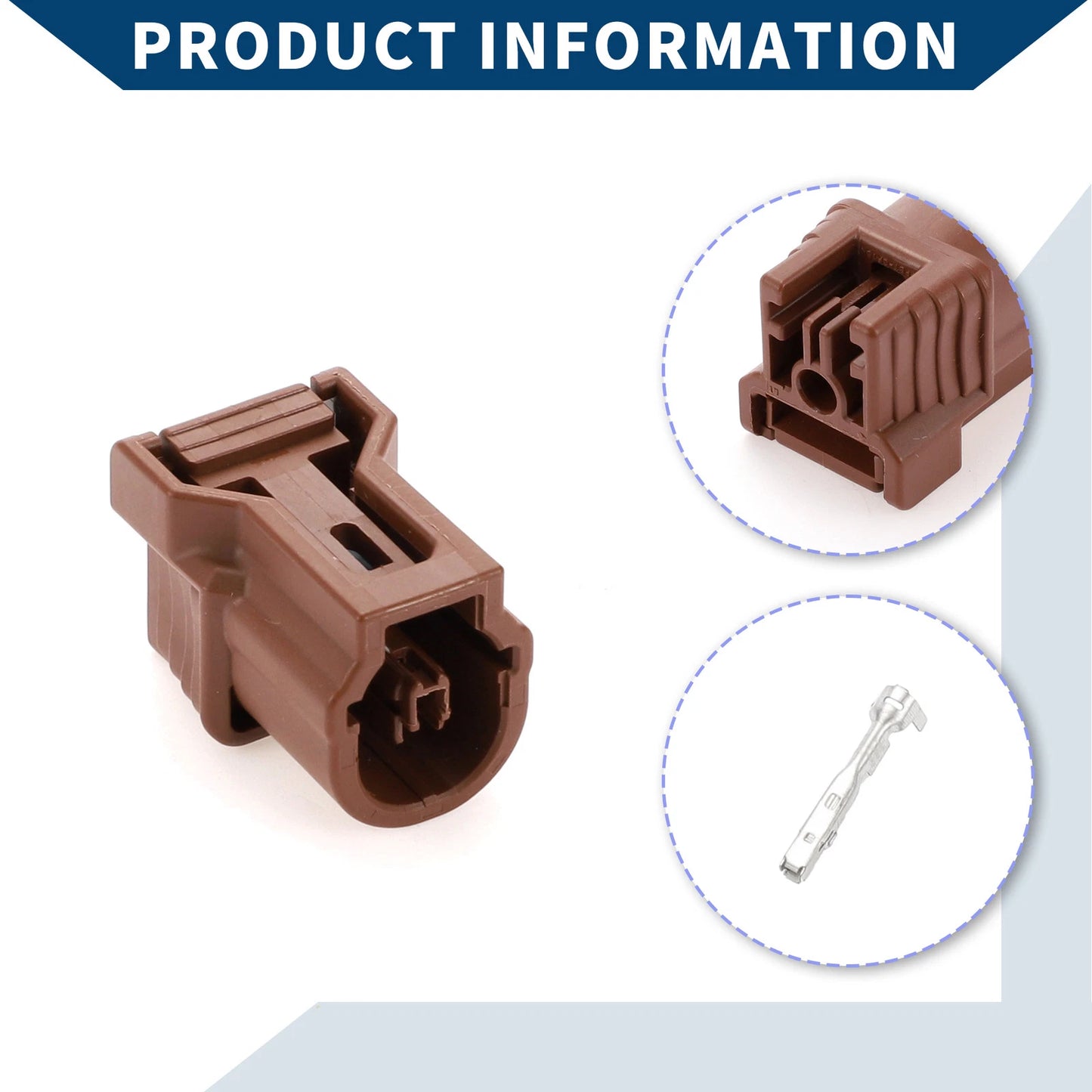 Oxygen Sensor Connector Plug for Honda - 1 x Female Wire Terminal