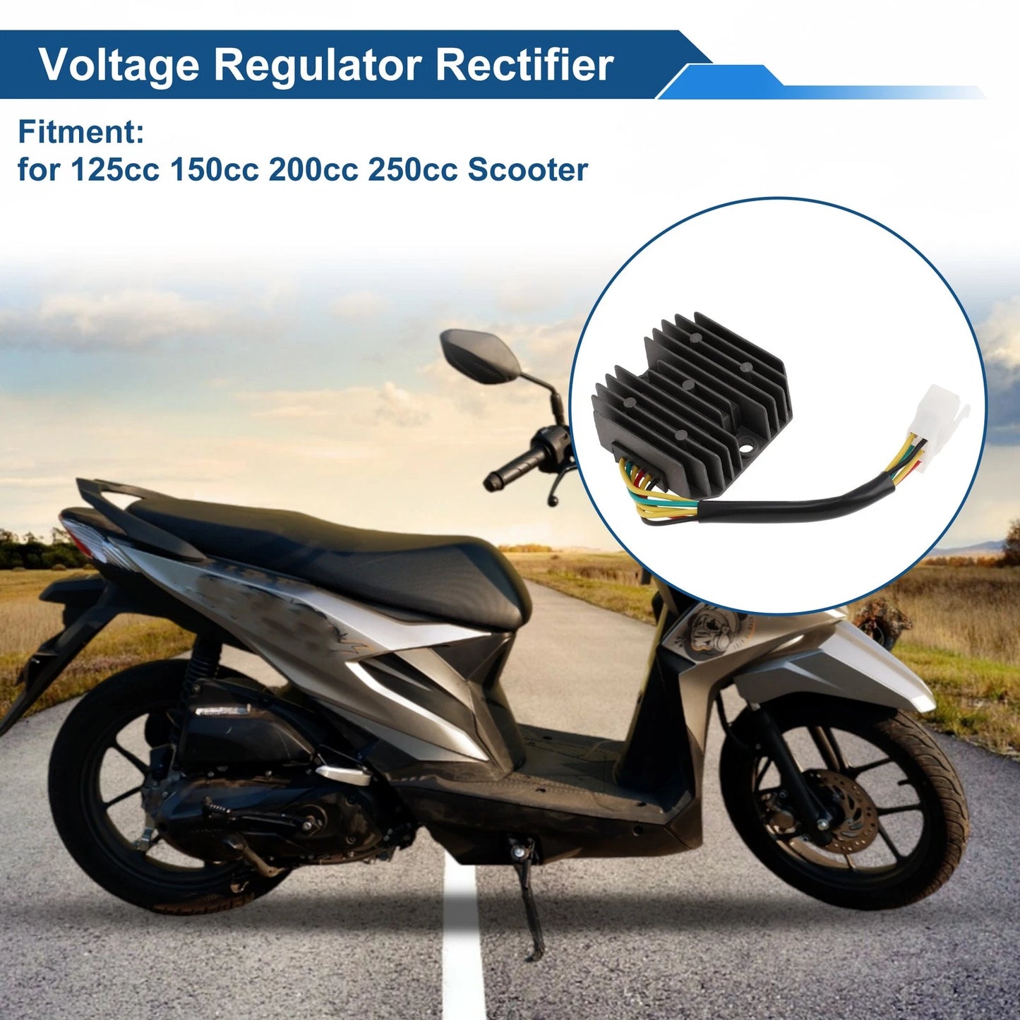 Voltage Regulator Rectifier for 125cc 150cc 200cc 250cc Scooter