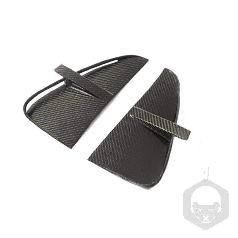 Carbon Fiber Side Fender Air Vent Cover Trim For BMW X5 F15 2014-2019