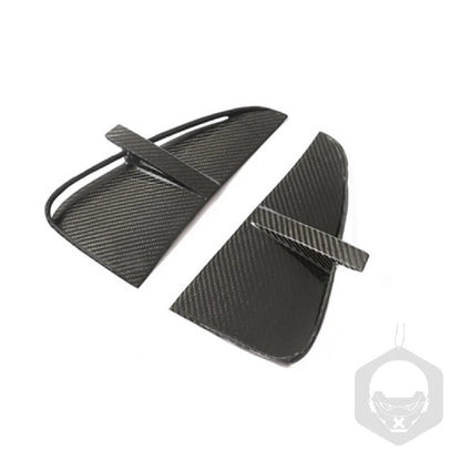 Carbon Fiber Side Fender Air Vent Cover Trim For BMW X5 F15 2014-2019