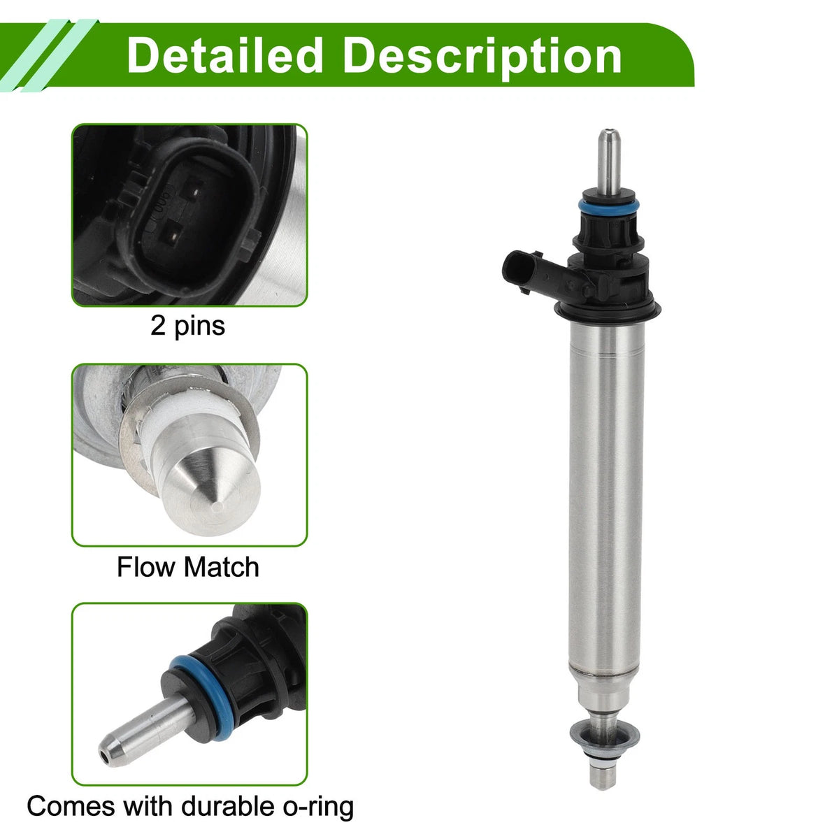 Fuel Injector for Mercedes Benz GL450, R350 2012-2016 (2 x)