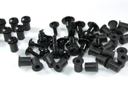Fairing Bolt Clip Set / Aluminum Black / for Honda CBR1000RR (2020–2020)