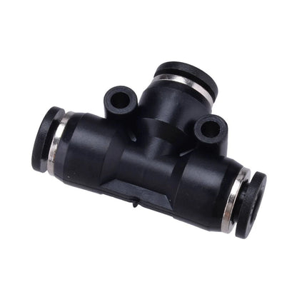 Black Push Lock Vacuum Fitting Set for Turbocharged Vehicles