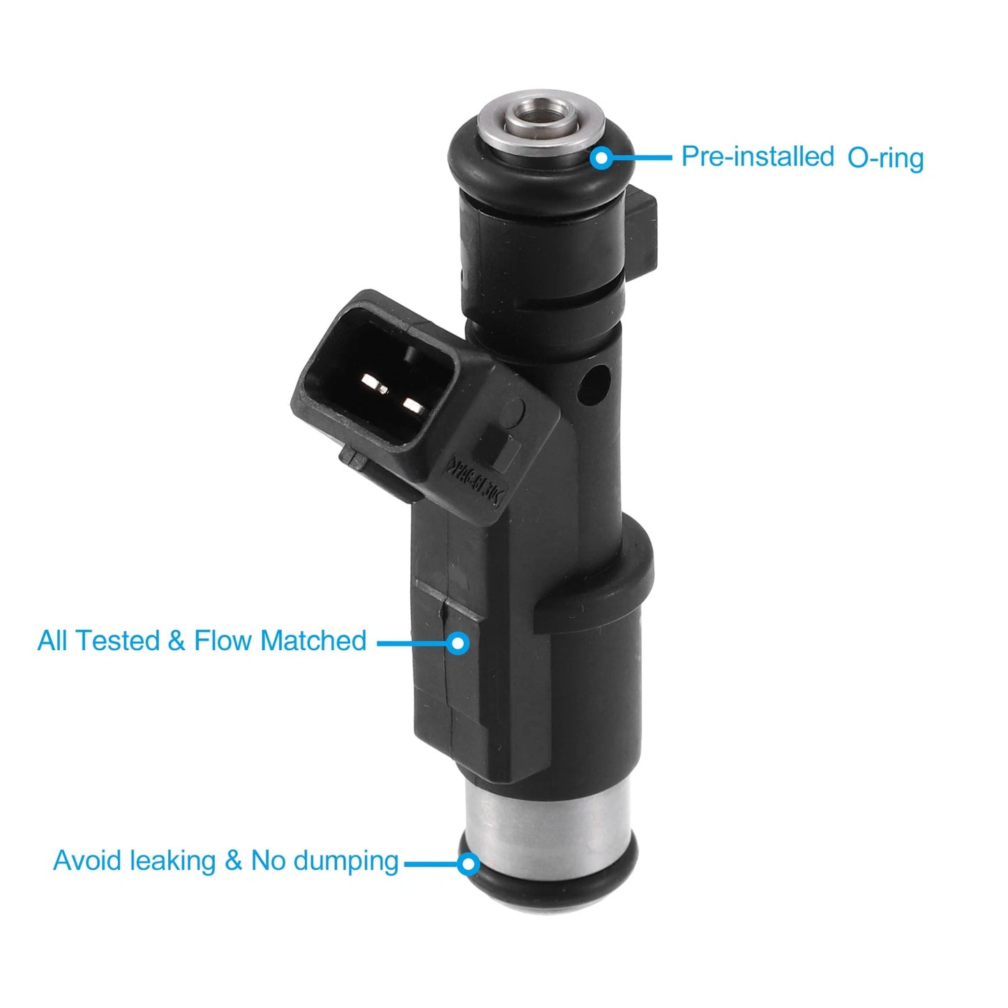 4 x Fuel Injectors for CITROEN C4 C5 C8 PEUGEOT 206 307 406 (2004-2010)