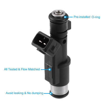 4 x Fuel Injectors for CITROEN C4 C5 C8 PEUGEOT 206 307 406 (2004-2010)