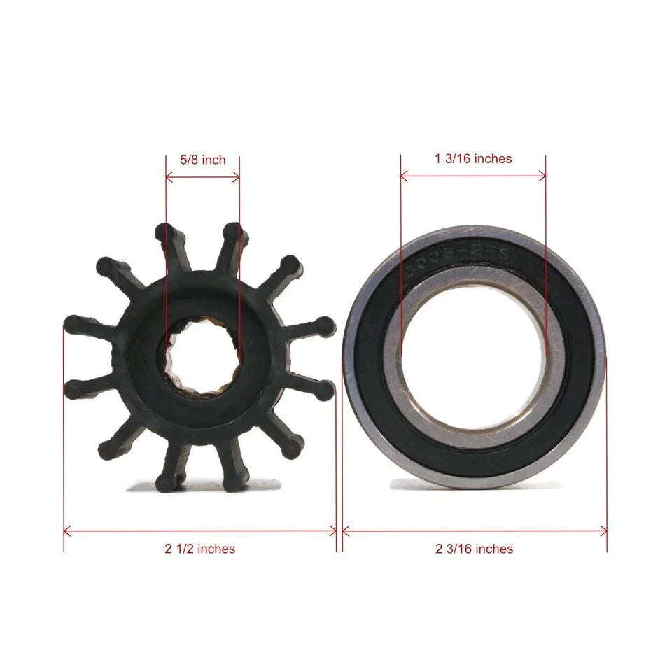 Sea Water Pump Rebuild Kit for Volvo Penta 212/215 Series (2000-2023)