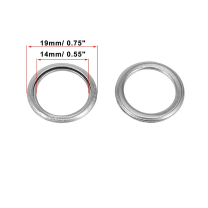 10 x M14 Oil Drain Plug Gaskets for Mitsubishi Lancer, Outlander, Eclipse