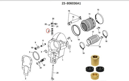 Bell Housing Bushing Kit for Mercruiser Alpha One Gen 2 Sterndrive
