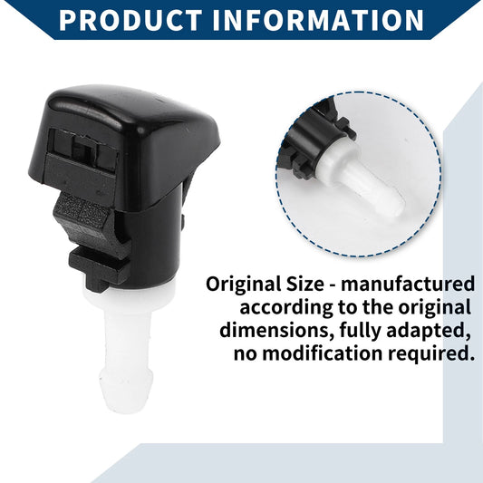 2 x Front Windshield Washer Nozzles for Dodge Durango (2011-2023)