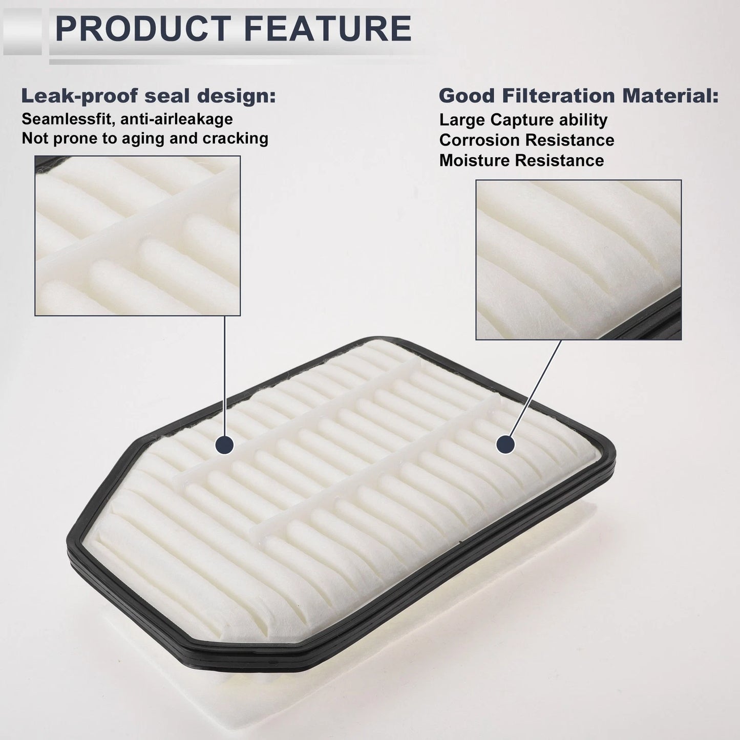 Engine Air Filter for JEEP Wrangler 2007-2016 2.8 CRD 1 x Pcs