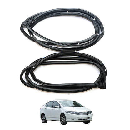 Front Door Weatherstrip Rubber Seals for Honda City 2008-2013