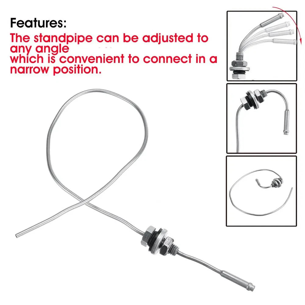 Fuel Tank Standpipe Pickup Clip Hose Tube w/Filter for Parking Heater