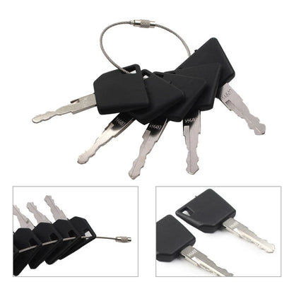 5 x Ignition Keys for JCB, Bobcat, Caterpillar, Dynapac, Gehl, Volvo