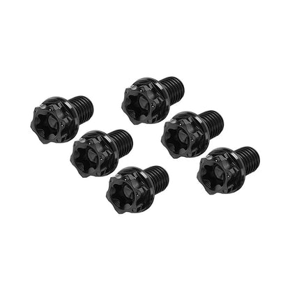 6 x Titanium Torx Head Flange Screws M10x15mm for Motorcycle Bike
