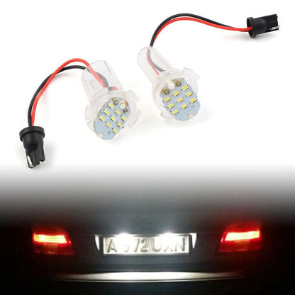 2 x White LED License Plate Lights for Toyota Corolla, Alphard, Atis, IST