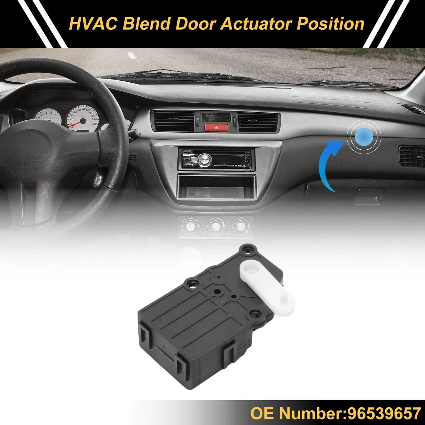 HVAC Heater Blend Door Actuator Replacement for Chevrolet Aveo (2005-2011)