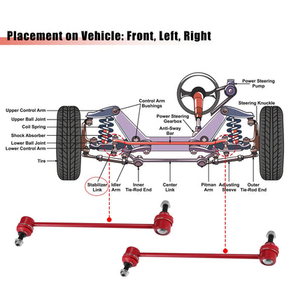 Front Sway Bar Links for Ford Escape (2005-2012)