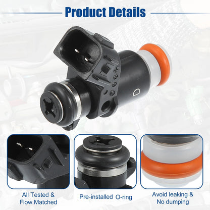 4 x Fuel Injectors for Honda Civic 1.7L (2001-2005)