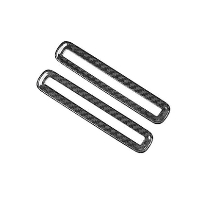 Dry Carbon Fiber Door L&R Air Outlet Vent Frame Trim for Ford Mustang 2024
