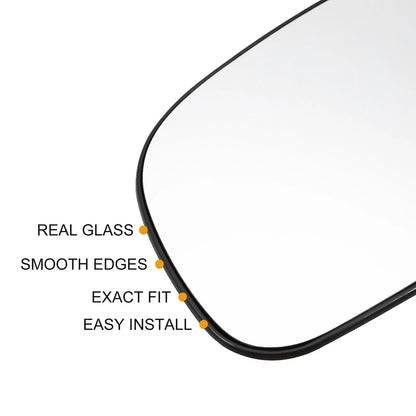 Heated Left Side Rearview Mirror Glass for Jeep Cherokee