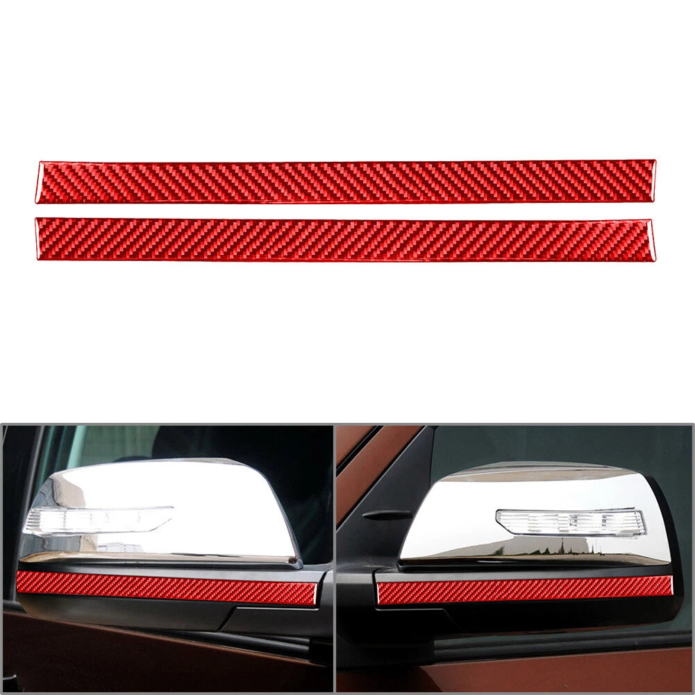 Carbon Fiber Rearview Mirror Trim for Toyota Tundra (2014-2021)