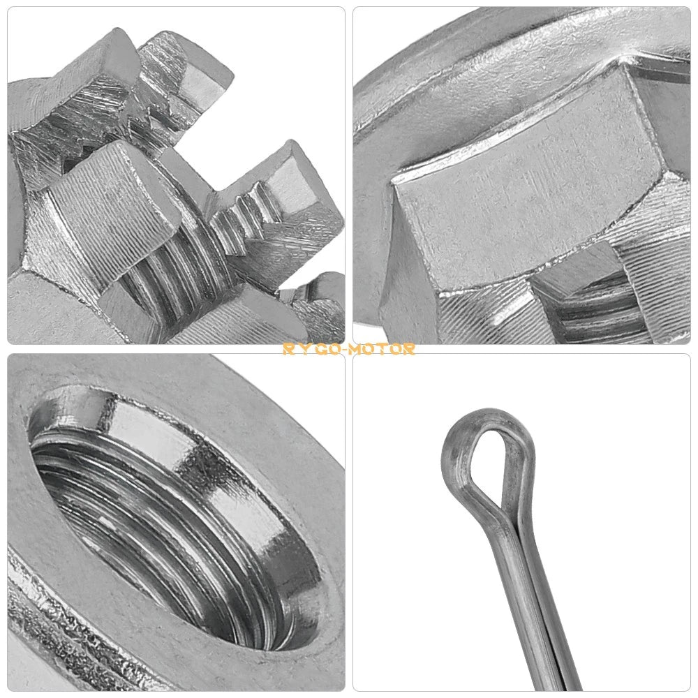2 x Axle Castle Nut for Honda