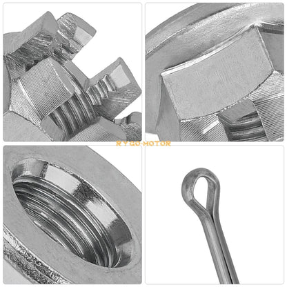 2 x Axle Castle Nut for Honda