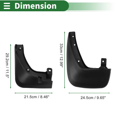 Mud Flaps Splash Guards for Kia Sportage (2013-2016)