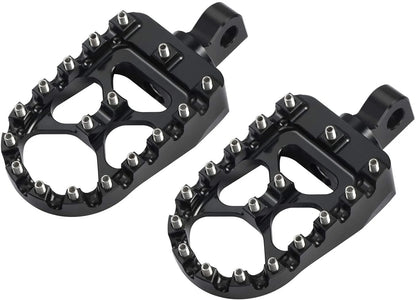 Black Foot Pegs for Harley Sportster Touring Softail Dyna