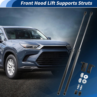Front Hood Lift Struts Gas Springs for Toyota Grand Highlander (2024–2025)