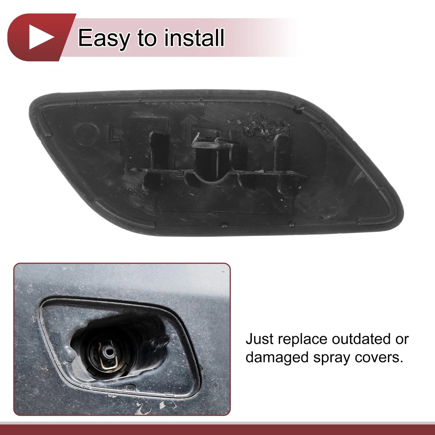 Front Left Washer Nozzle Cover for Subaru Outback (2010-2018)