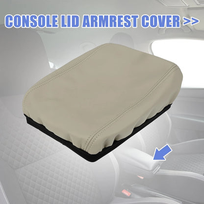 Center Console Lid Armrest Cover for Honda CR-V 2017-2021 Beige