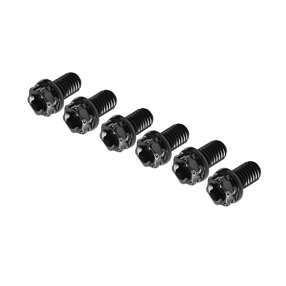6 x Titanium Torx Head Flange Screws M10x20mm for Motorcycle Bike