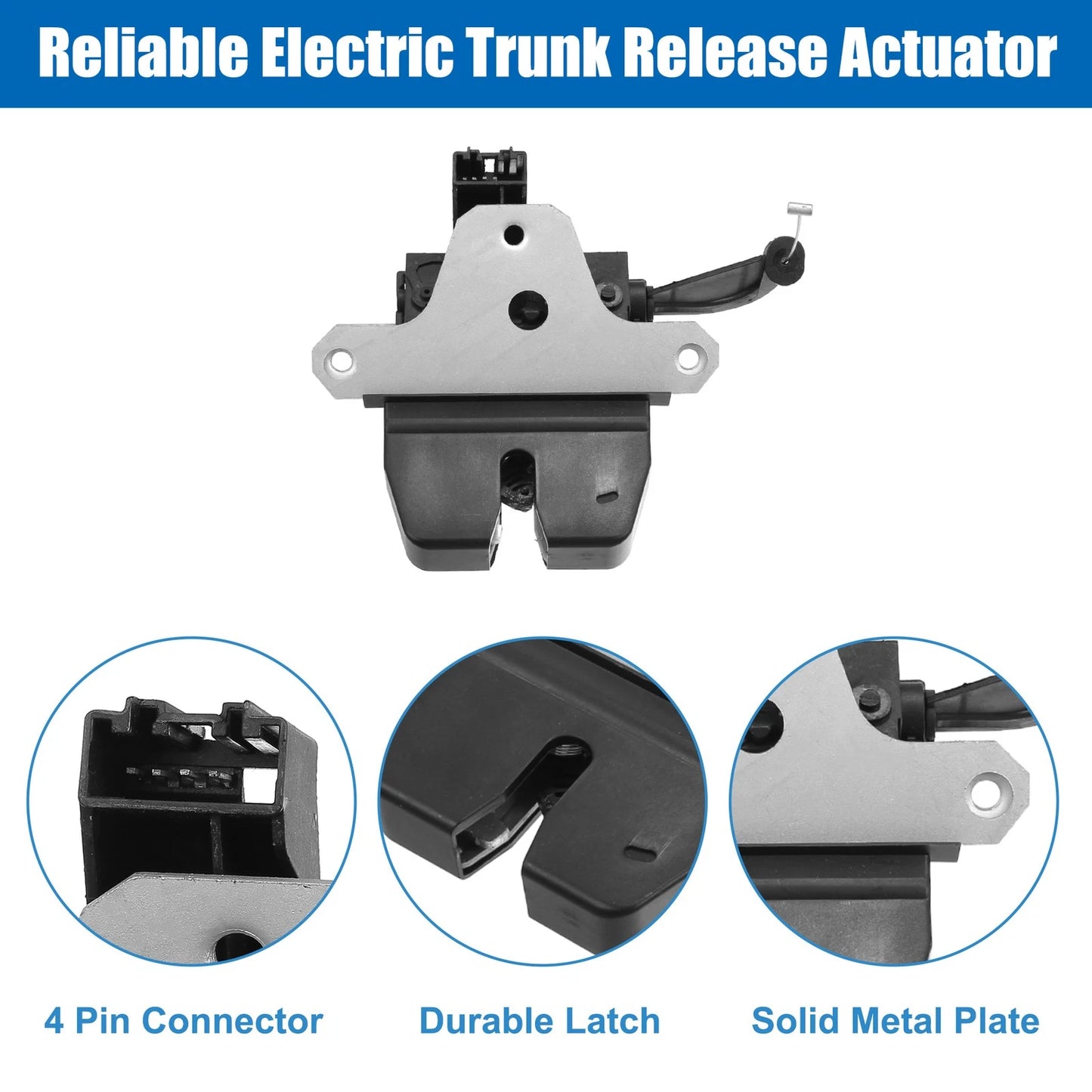 Car Rear Tailgate Lock Latch Actuator for Ford Focus (2012-2018)